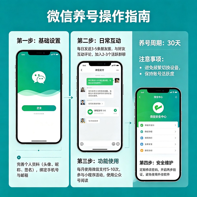 微信养号不用那么复杂，看完这篇你就懂了